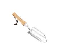 Berry&Bird Stainless Steel Garden Trowel, Small Hand Trowel With Ergonomic Wooden Non-Slip Handle for Planting Transplanting Weeding Digging and Smoothing Soil