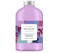 Berry Blast Spa Salts for Hot Tub and Jetted Bath - 600gr Scented Aromatherapy Natural Vegan Sea Salt Crystals Detox Relaxing