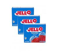 Berry Blue Gelatin Dessert 3oz 85g ( Pack of 3)