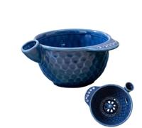 Berry Bowl - 18.5x18.5x10cm Ceramic | Self Rinsing Fruit Vegetable Colander