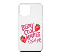 Berry Cool Aunties Club Strawberry Cute Aunt Gift Case for iPhone 12 mini