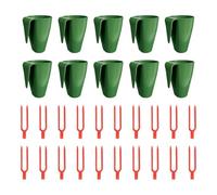 Berry Cups for Plants | with 20 Pins Breathable Reusable | Strawberry Rooting Cup Kit | for Home Balcony Garden Patio Yard Outdoor Rooting Transplanting