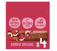 Berry Delight Fruit & Nut Bars 4x35g - 2 Pack | Vegan Snack | Gluten-Free | Natural Ingredients | Healthy On-the-Go Energy Bar | No Added Sugar
