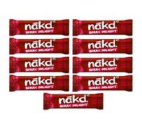 Berry Delight - Nakd Raw Fruit Nut Bars 35g Each - Gluten Wheat Dairy Sugar Free (Pack of 9)