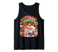 Berry First Birthday Strawberry Dad Family Tank Top