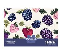 Berry Fruit Pattern 1000 Piece Jigsaw Puzzle Paper Material for Adults Fruit Illustration Relaxing Family Decoration Gift 70x50cm/1000pcs