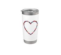 Berry Heart Stainless Steel Insulated Tumbler