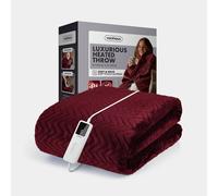 Berry Heated Throw Blanket