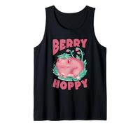 Berry Hoppy Strawberry Frog Cute Amphibian Tank Top