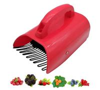 Berry Picker - PP Berry Picker with Handle - 21.5cm Comfortable Red Fruit Picker | Harvester for Picking and Collecting Raspberries, Rooster Combs Clover - Safe and Again