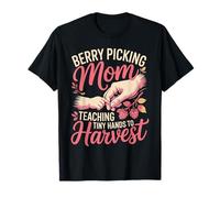 Berry Picking Mom Teaching Tiny Hands to Harvest T-Shirt