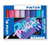 (Berry) Pilot Pintor Permanent Marker Pens Medium - 8 Pack