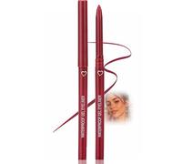 Berry Pink Waterproof Gel Eyeliner Pencil - 2.0mm Fine Tip for Precise Lines, Smooth Rich Colour, Smudge Resistant Sweat Resistant Wear, Easy Removal, Fresh Day to Night Eye Definition