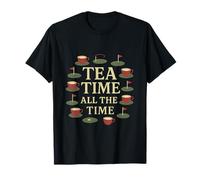 Berry Red Tea Time All The Time Golf Pun T-Shirt