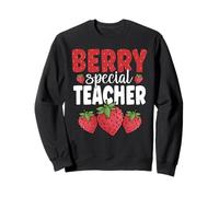 Berry Special Teacher Strawberry Teacher Appreciation Sweatshirt