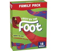 Berry Tie-Dye/Strawberry Fruit by The Foot Snacks Variety Pack, 18 Count