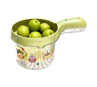 Berry Washer | Kitchen Double-Layer Small with Handle,Fruit Rinser Strainer Container - for Strawberry Tomato Grape Salad Food Produce Sink Home Camping Picnic