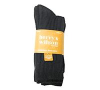 Berry & Wilson 3 Pairs men’s Comfort Wool Boot Socks