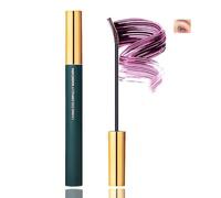 Berry Wine Ultra Fine Waterproof Mascara for Fine Short Eyelashes - Lengthening, Thickening & Curling - Tubing Formula for Smudgeproof, Long-Lasting Eye Makeup