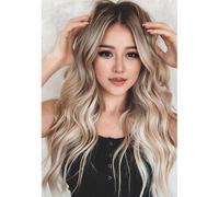BERRYLION 613 Blonde Wigs for Women|Synthetic Curly Wigs for Black Women&White women|Ombre Wig for Daily Use