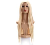 BERRYLION Long Straight Wigs for Women|Synthetic Wigs for Black Women 28inch (Light Blonde)