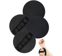 Berryloft Body Scrubber, No-Pain Exfoliating Bath Scrubber Pads，A-4pc | TPR Body Scrub Mitt Secure Elastic Loops, Gently Exfoliate, Unclogs Pores For Women And Men Smooth Skin
