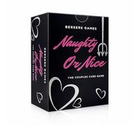 Berserk Games Naughty or Nice Couples Card Game - 100 Flirty Questions & Dares with 4 Levels - The Perfect Valentine’s Day Gift