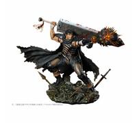 Medicos Entertainment Guts Black Swordsman Ver. Statue 10.5" Berserk 1/7 Scale