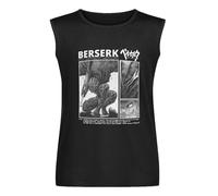 Berserk Guts T Shirt Manga Swordsman Gatsu Sacrifice Zodd Anime Cotton Funny Men Short Sleeve O Neck Tee Shirt Hip Hop T-Shirt Sleeveless T-Shirt Black