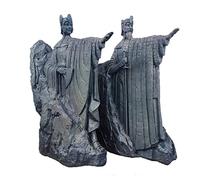 Berserk Lord of the Rings Bookends, Desktop Decoration Bookends, Non-Slip Heavy Book Stopper, The Gates of Gondor Argonath Statue Bookshelf, 25 cm