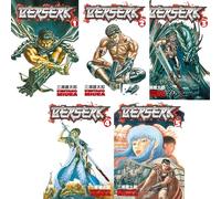 Berserk Volume 1-5 Collection 5 Books Set (Series 1) by Kentaro Miura