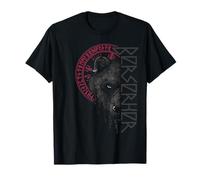 Berserker Bear Warrior Odin Runes Nordic Compass Viking T-Shirt
