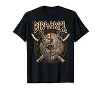 Berserker Viking Runes Norse Pagan Bear Warrior T-Shirt