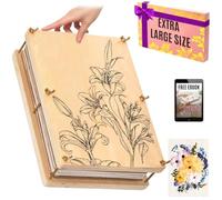 Berstuk Extra Large Flower Press Kit for Adults - Big Flower Preservation Kit 38 x 29cm (15" x 11.4") - Includes Video Tutorials - Gift-Ready Packaging for Arts and Crafts Lovers