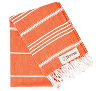 Bersuse 100% Cotton - Anatolia Turkish Hand Towel - Dark Orange