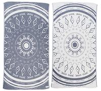 Bersuse 100% Cotton - Kona Turkish Towel - Dark Blue