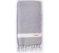 Bersuse 100% Cotton - Laodicea Turkish Hand Towel - Silver Grey