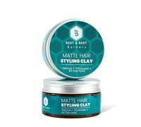 Bert Bert Barbers Matte Hair Styling Clay, Texture + Thickness, Strong Hold, Natural Matte Finish, 100g