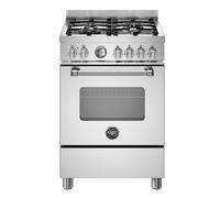 Bertazzoni 60cm Master Series Freestanding Dual Fuel Cooker MAS64L1EXC Stainless Steel