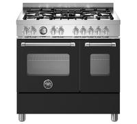 Bertazzoni MAS95C2ENEC 90cm Master Series Dual Fuel Range Cooker - BLACK
