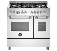 Bertazzoni Master MAS95C2EXC 90cm Dual Fuel Stainless Steel Range Cooker