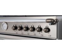 Bertazzoni Heritage Series 21 Piece Décor set for Range and Hood - Black / Nickel, Black