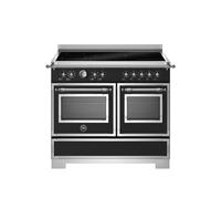 Bertazzoni Heritage Series HER105I2ENET2 100cm Wide Matt Black Induction Freestanding Range Cooker