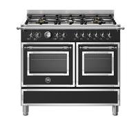 Bertazzoni Heritage Series HER106L2ENET 100cm 123L A Rated Matt Black Dual Fuel Cooker