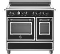 Bertazzoni Heritage Series HER95I2ENET 90cm wide Electric Range Cooker with Induction Hob - Matt Black