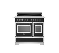 Bertazzoni Heritage Series HER95I2ENET2 90cm Wide Matt Black Induction Freestanding Range Cooker