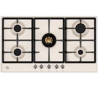Bertazzoni Heritage Series P905CHERAX 89cm Gas Hob - Ivory / Chrome, Cream