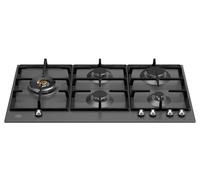 Bertazzoni Heritage Series P905LHERNE 89cm Gas Hob - Matt Black, Black