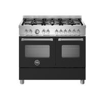 Bertazzoni MAS106L2EXC Master 100cm 6-Burner Electric Double Oven Range Cooker - Matte Black