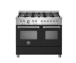Bertazzoni MAS106L2EXC Master 100cm 6-Burner Electric Double Oven Range Cooker - Matte Black